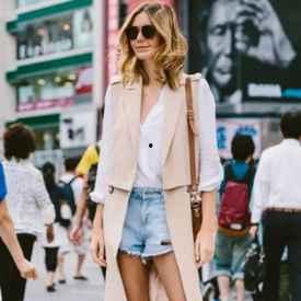 马甲搭配图片女